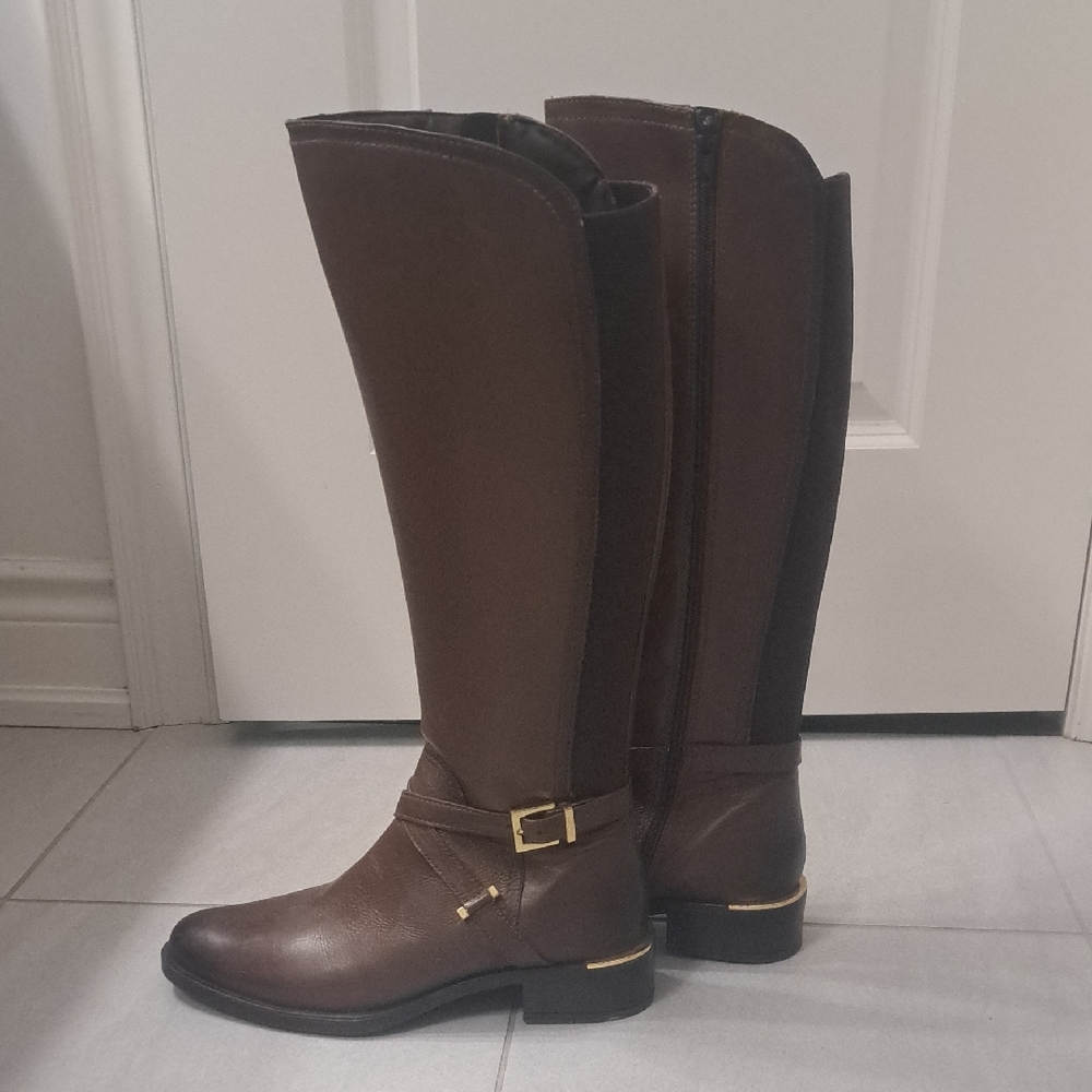 Stylish Brown Over the Knee Boots